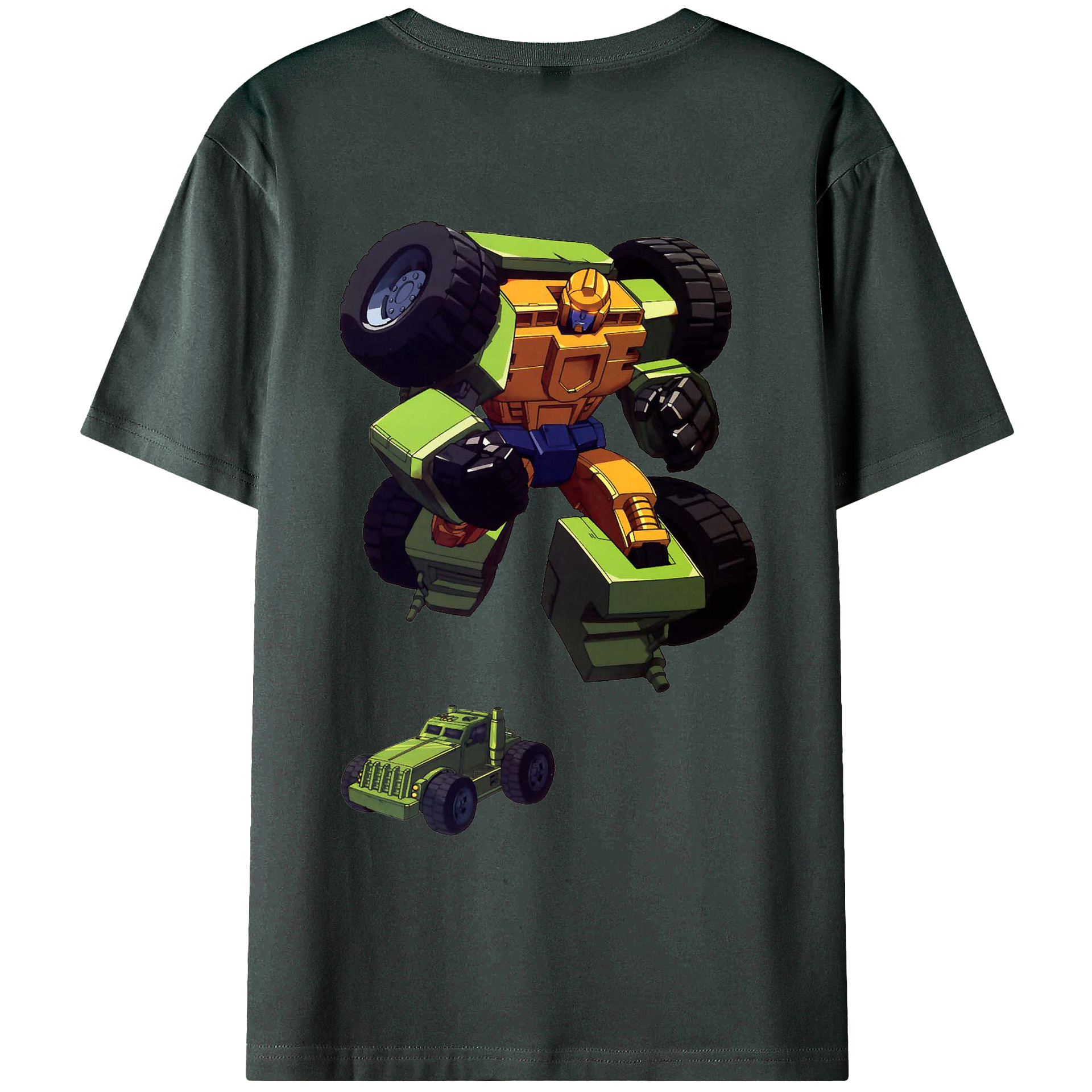 （画像用）  綿100％ メンズ半袖Tシャツ（バックプリント） 通気性